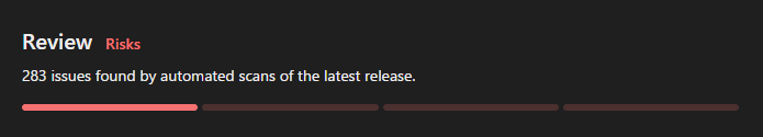PARTICULARLY BAD SCORE